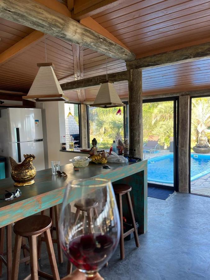 Villa Santorini Praia Do Rosa Com Piscina E Jacuzzi Dış mekan fotoğraf